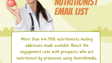 Nutritionist Email List